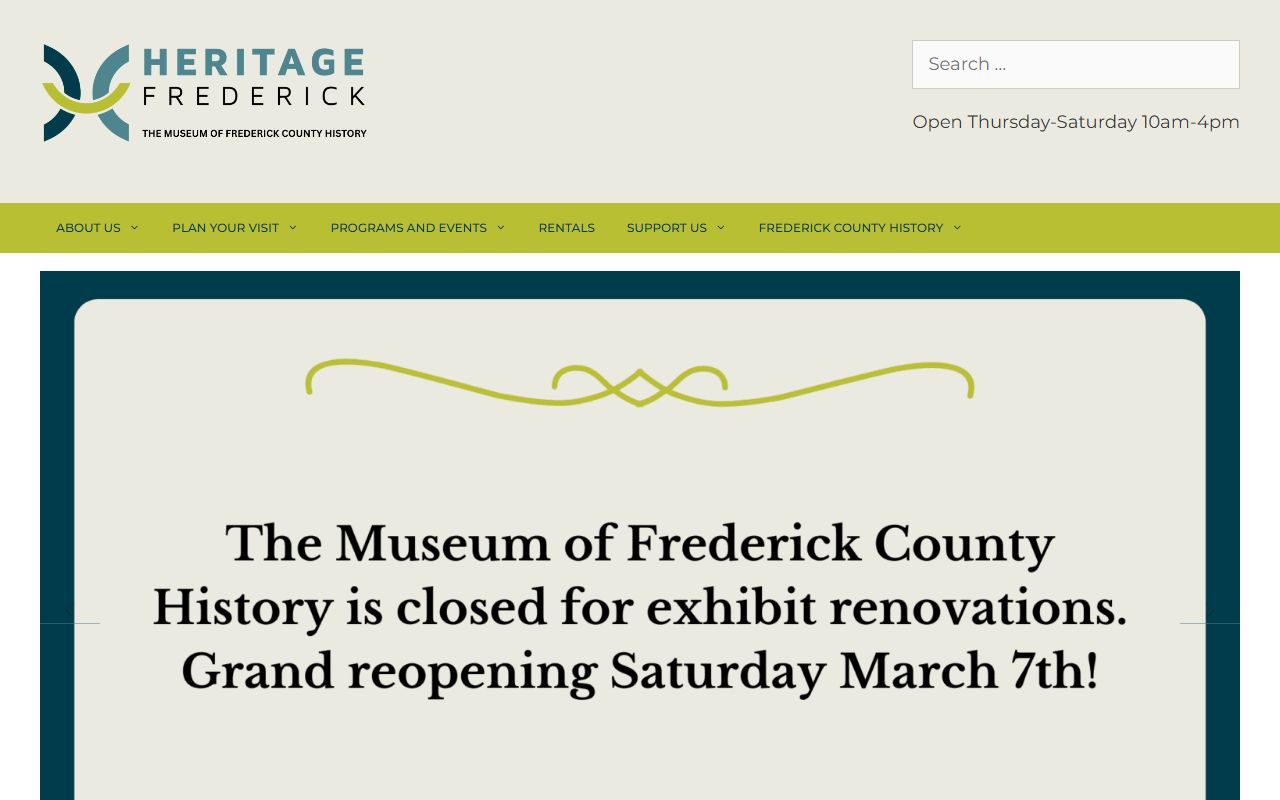 Historical Society of Frederick County for genealogy and obituary research